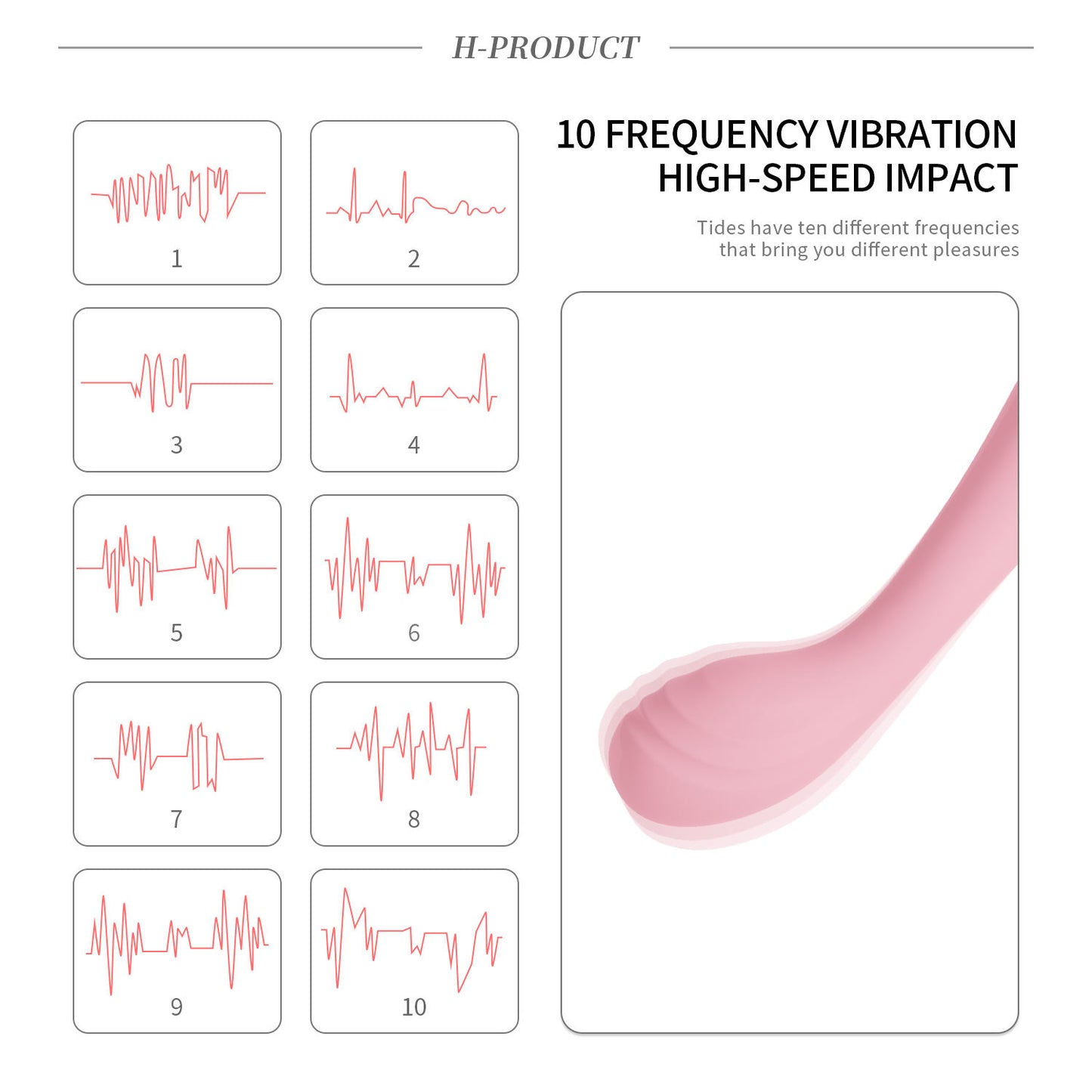 G-Spot waterproof Vibrator Jouet sexuel