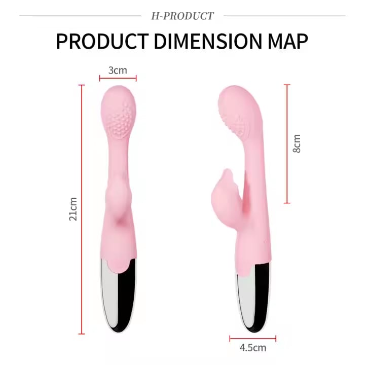 Vibrateur Point G en Silicone Souple, Stimulateur Clitoridien, Jouet Sexuel
