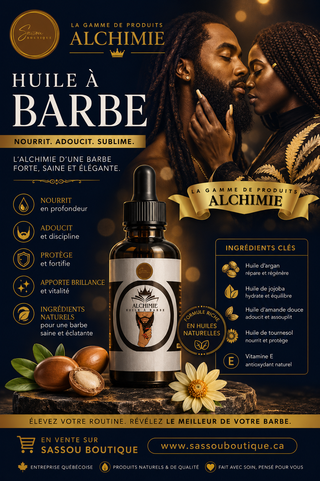 Huile à Barbe ''ALCHIMIE''