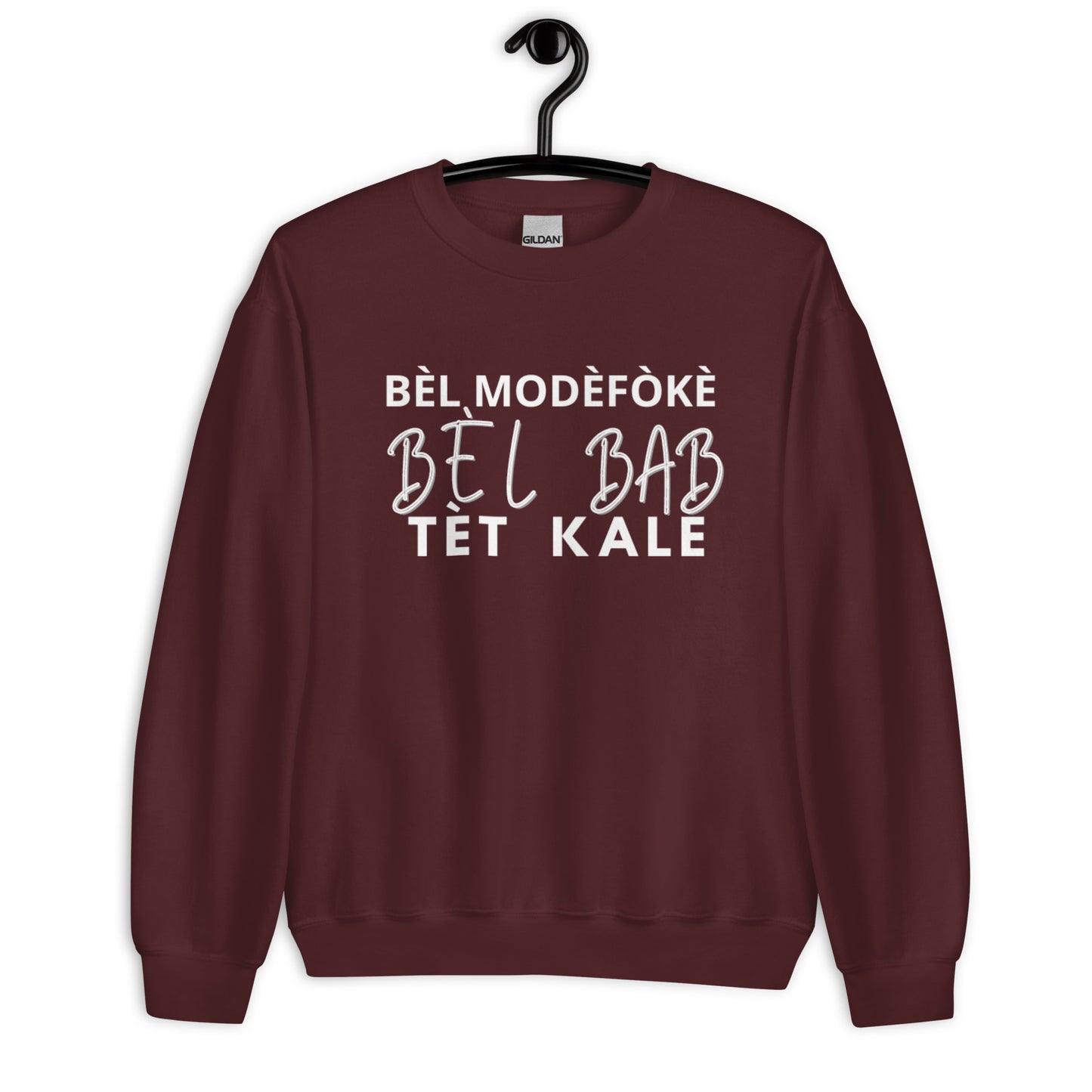 Sweatshirt Unisexe ''BÈL MÒDÈFÒKÈ''