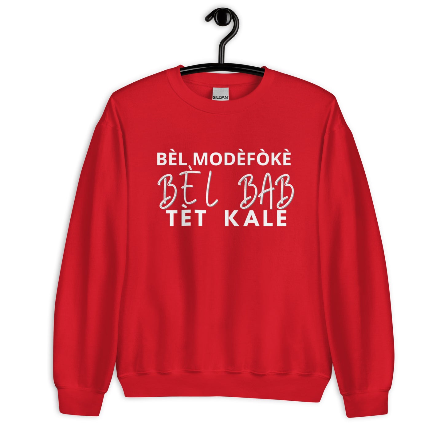 Sweatshirt Unisexe ''BÈL MÒDÈFÒKÈ''