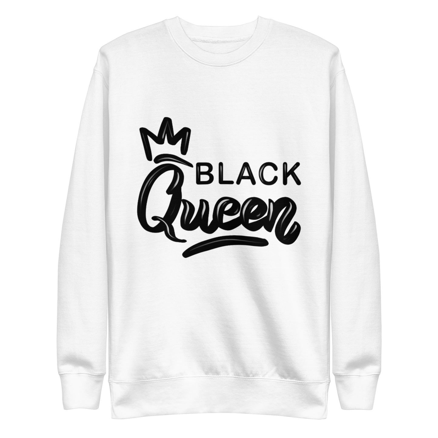Sweatshirt Black Queen ''King & Queen''