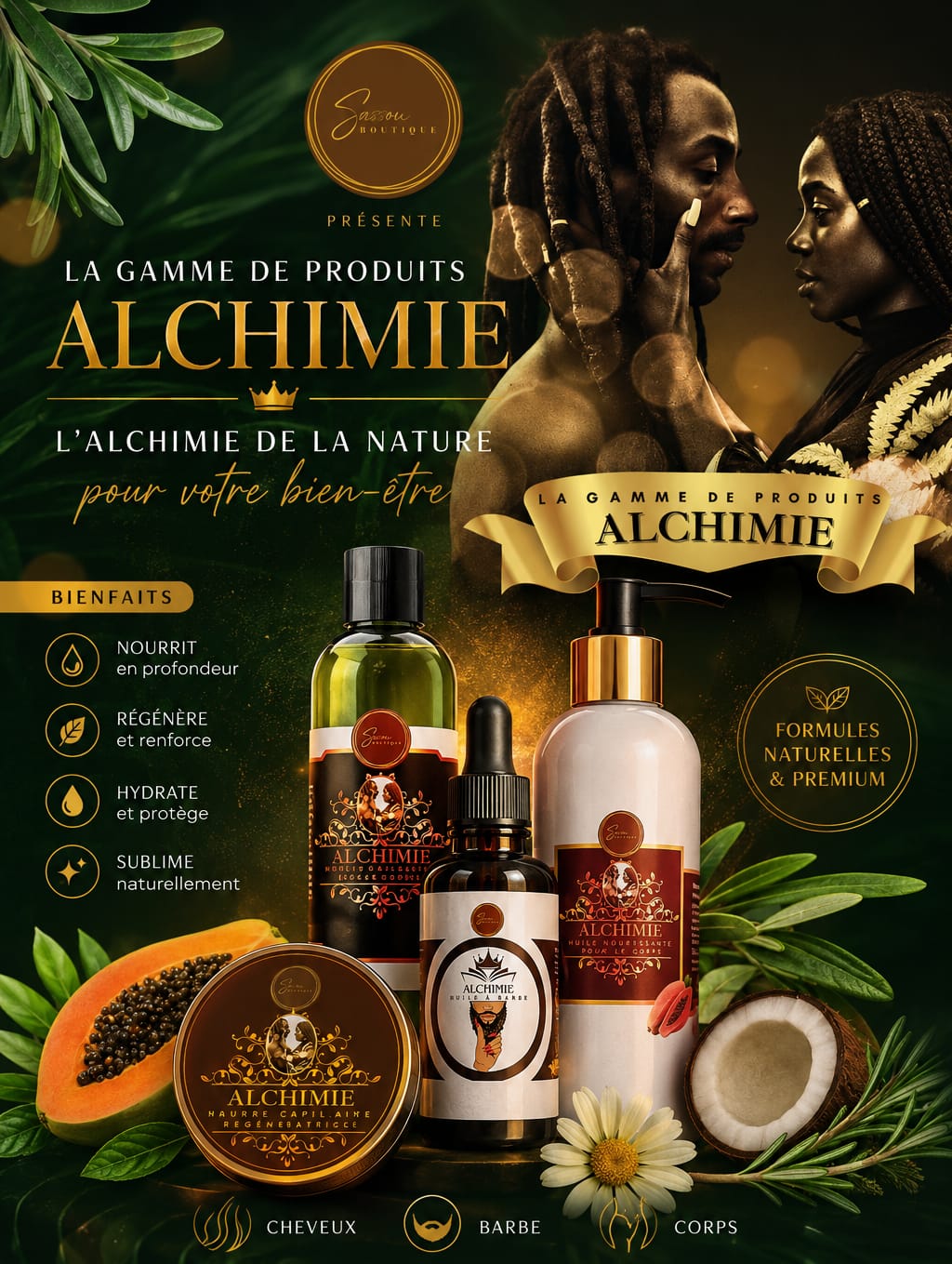La Gamme de produits ''ALCHIMIE''