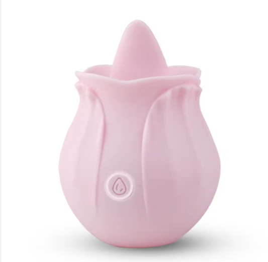 Rose à langue vibrante jouet sexuel