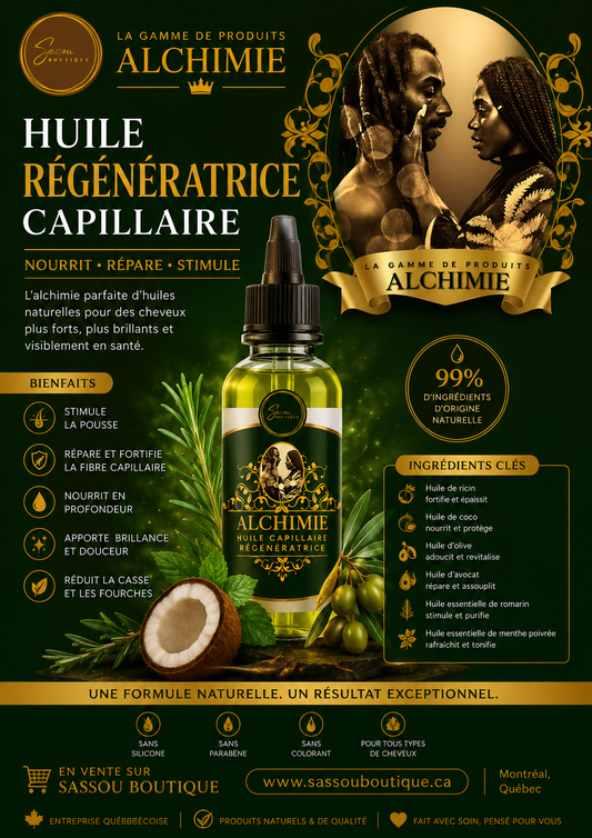 Huile Regénératrice Capillaire ''ALCHIMIE''